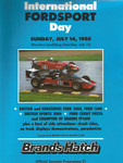 Programme cover of Brands Hatch Circuit, 14/07/1985