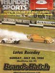 Programme cover of Brands Hatch Circuit, 28/07/1985