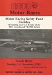 Programme cover of Brands Hatch Circuit, 01/12/1985