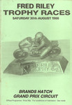Programme cover of Brands Hatch Circuit, 30/08/1986