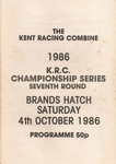 Programme cover of Brands Hatch Circuit, 04/10/1986