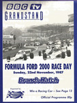 Programme cover of Brands Hatch Circuit, 22/11/1987
