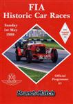 Programme cover of Brands Hatch Circuit, 01/05/1988