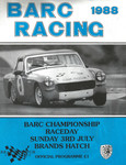 Programme cover of Brands Hatch Circuit, 03/07/1988