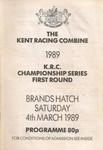 Programme cover of Brands Hatch Circuit, 04/03/1989