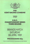 Programme cover of Brands Hatch Circuit, 08/04/1989