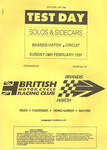 Programme cover of Brands Hatch Circuit, 24/02/1991