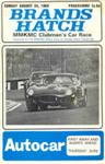 Programme cover of Brands Hatch Circuit, 24/08/1969