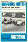 Programme cover of Brands Hatch Circuit, 17/01/1971