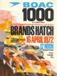 Programme cover of Brands Hatch Circuit, 16/04/1972