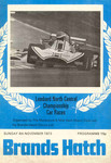 Programme cover of Brands Hatch Circuit, 04/11/1973
