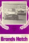 Programme cover of Brands Hatch Circuit, 28/01/1973