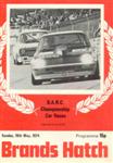 Programme cover of Brands Hatch Circuit, 19/05/1974