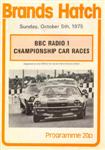 Programme cover of Brands Hatch Circuit, 05/10/1975