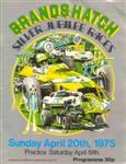 Programme cover of Brands Hatch Circuit, 20/04/1975