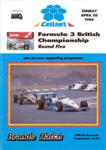 Programme cover of Brands Hatch Circuit, 20/04/1986