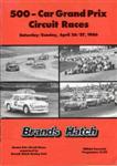 Programme cover of Brands Hatch Circuit, 27/04/1986