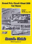 Programme cover of Brands Hatch Circuit, 10/05/1987
