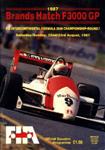 Programme cover of Brands Hatch Circuit, 23/08/1987