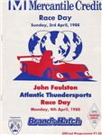 Programme cover of Brands Hatch Circuit, 04/04/1988