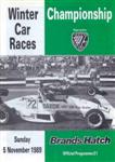 Programme cover of Brands Hatch Circuit, 05/11/1989