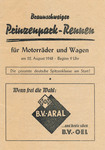 Programme cover of Braunschweig Prinzenpark, 22/08/1948