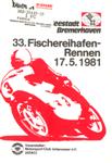 Programme cover of Bremerhaven, 17/05/1981