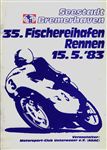 Programme cover of Bremerhaven, 15/05/1983