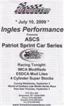 Programme cover of Brewerton Speedway, 10/07/2009