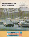 Programme cover of Bridgehampton Raceway, 22/06/1969