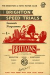 Programme cover of Brighton Speed Trials, 04/09/1948