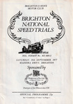 Programme cover of Brighton Speed Trials, 10/09/1977