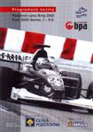 Programme cover of Brno Circuit, 08/09/2002