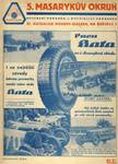 Programme cover of Brno Circuit, 30/09/1934