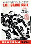 Programme cover of Brno Circuit, 16/07/1972