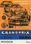 Programme cover of Brno Circuit, 18/06/1978