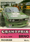Programme cover of Brno Circuit, 10/06/1979