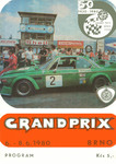 Programme cover of Brno Circuit, 08/06/1980