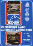 Programme cover of Brno Circuit, 26/07/1987