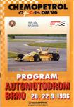 Programme cover of Brno Circuit, 22/09/1996