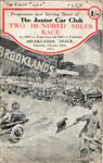 Programme cover of Brooklands (GBR), 22/10/1921
