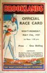Programme cover of Brooklands (GBR), 17/05/1937