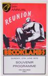 Programme cover of Brooklands (GBR), 27/06/1976