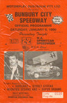 Programme cover of Bunbury City Speedway, 06/01/1990
