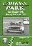 Programme cover of Cadwell Park Circuit, 09/04/2000