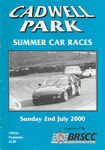Programme cover of Cadwell Park Circuit, 02/07/2000