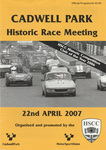 Programme cover of Cadwell Park Circuit, 22/04/2007
