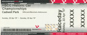 Ticket for Cadwell Park Circuit, 22/04/2007