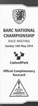 Programme cover of Cadwell Park Circuit, 16/05/2010