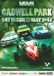 Programme cover of Cadwell Park Circuit, 12/05/2013